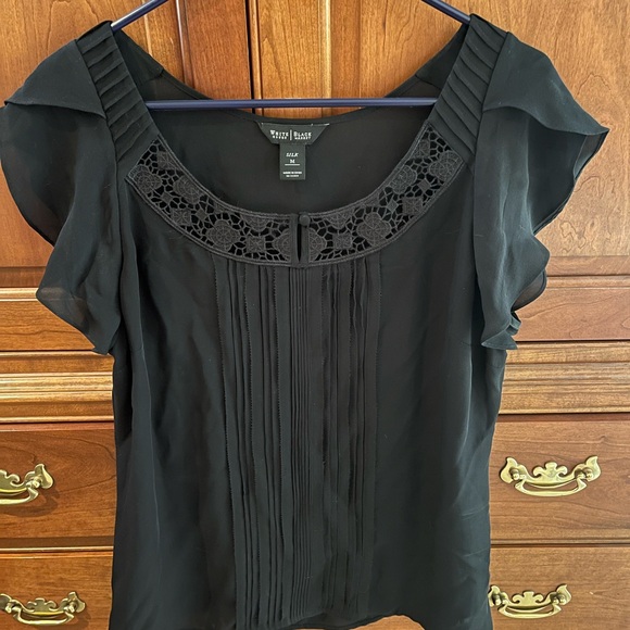 White House Black Market Tops - Beautiful White House Black Market Black blouse